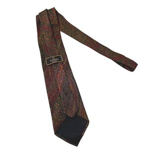 Fendi Silk Tie Men's Paisley Jacquard Luxury Designer